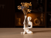 The “Hold On” Sculpted Vase – Minimalist Home Decor - COD Available