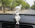 Adorable Kid Krishna Playing Flute Idol | 3D Printed Decorative Statue for Home, Desk & Car Dashboard