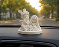 Adorable Radha Krishna Idol | 3D Printed Decorative Statue for Home, Desk & Puja Space