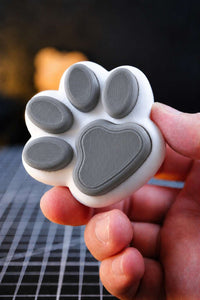 Cute Cat Paw Clicker Keychain | Pocket Fidget Toy & Stress Reliever