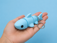 Mini Shark Flexi Toy – Pack of 5 Cute Articulated Sea Buddies
