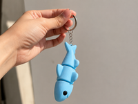 Mini Shark Flexi Toy – Pack of 5 Cute Articulated Sea Buddies
