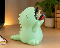 Cute Dinosaur Pen Holder | 15 cm 3D Printed Desk Organizer
