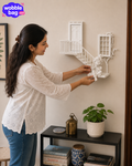 Little Krishna Playing Flute Wall Décor | 3D Printed Wall Hanging