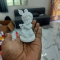 Adorable Baby Krishna Playing Flute Idol | 3D Printed Decorative Statue for Home, Puja & Car Dashboard