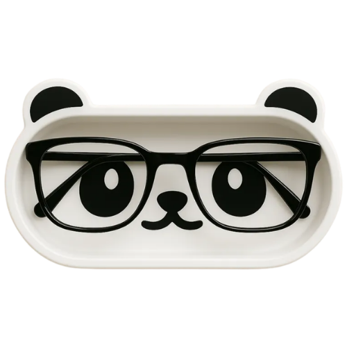 Panda Spectacle Stand – Cute Eyeglass Holder & Desk Organizer