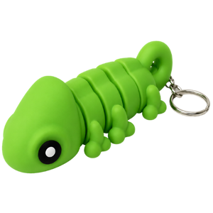 Chameleon Buddy Keychain & Magnet – Cute Flexible Animal Charm
