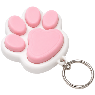 Cute Cat Paw Clicker Keychain | Pocket Fidget Toy & Stress Reliever