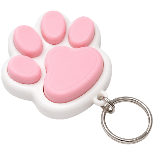 Cute Cat Paw Clicker Keychain | Pocket Fidget Toy & Stress Reliever